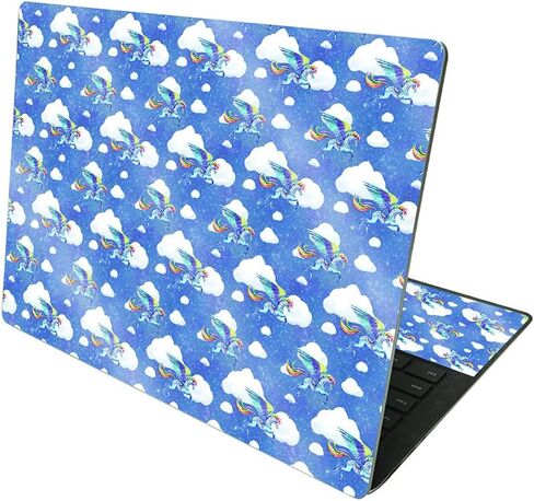 MightySkins Glossy Glitter Skin Compatible with Microsoft Surface Laptop 4 13.5" - Unicorn Magic | Protective, Durable High-Gloss Glitter Finish | Easy to Apply and Change Styles | Made in The USA in Saudi Arabia