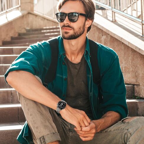 ANCOOL Fenix ​​6S Watch Band / Fenix ​​7S Watch Band / Fenix ​​5S Watch Band 20MM سيليكون حزام الساعة لـ Fenix ​​5S Plus / Fenix ​​6S Pro / Instinct 2S (بني-رمادي داكن) in Kuwait