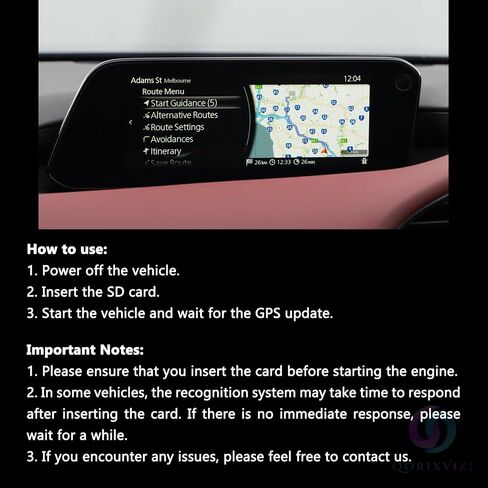 Latest Navigation SD Card, GPS SD Card Compatible with 2021-2023 Cx-5 & Cx-30 & 3 & Cx-9; 2022-2024 Cx-50; 2022-2023 Mx-30, GPS Map Update for USA/CAN/MEX in Saudi Arabia