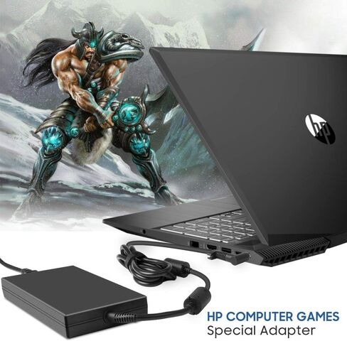 جديد 19.5 فولت 10.3A 200 واط شاحن تيار متردد مناسب لـ HP 15 15t 17 17t ZBook 15 17 G3 G4 G5 Pavilion Gaming 15-cx لـ P/N TPN-LA21 L73385-001 TPN-LA21 L74881-001 PA-1201-08HT TPN-DA10 سلك إمداد الطاقة للكمبيوتر المحمول in Kuwait