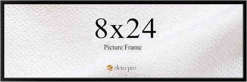 eletecpro 10x18 Poster Frame Black and Lightweight Picture frame with 4 Detachable Strips Wall Decoration to Hang Horizontally and Vertically for Art Movie Poster, 2 Pack in Saudi Arabia