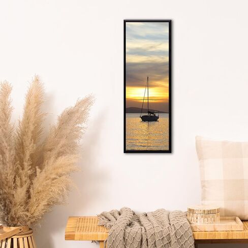 eletecpro 10x18 Poster Frame Black and Lightweight Picture frame with 4 Detachable Strips Wall Decoration to Hang Horizontally and Vertically for Art Movie Poster, 2 Pack in Saudi Arabia