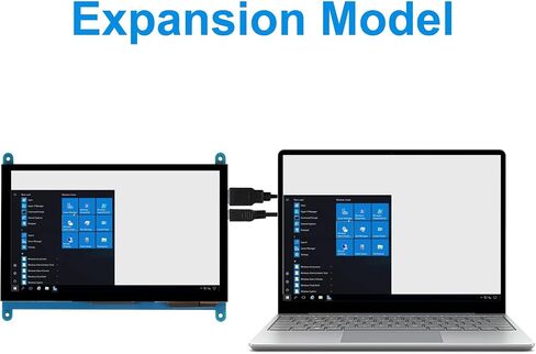 7 Inch IPS Touch Screen Display 1024×600 Capacitive Screen HDMI HD Screen Full View Color LCD Liquid Crystal Screen for Windows 10 8 7, BB Black etc in Kuwait