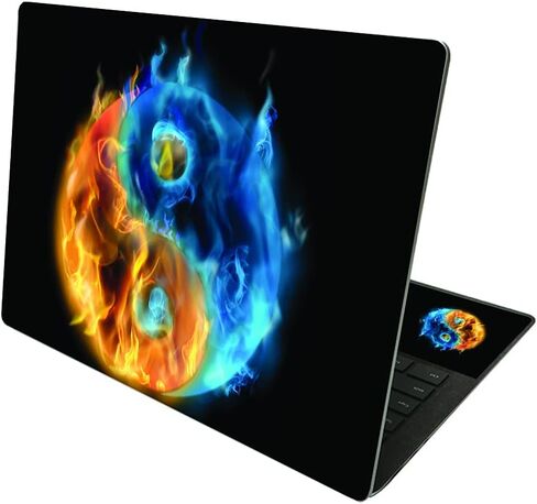 MightySkins Skin Compatible with Microsoft Surface Laptop 4 13.5" - Pink Flames | Protective, Durable, and Unique Vinyl Decal wrap Cover | Easy to Apply and Change Styles | Made in The USA in Saudi Arabia