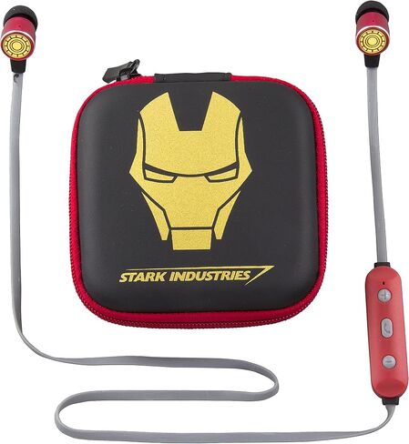 eKids Avengers Iron Man Bluetooth Wireless Earbuds and Travel Case with Hands Free Calling and Adjustable Volume Control in Saudi Arabia