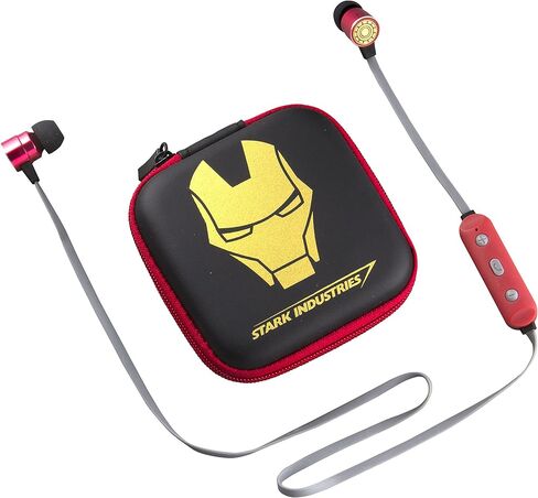 eKids Avengers Iron Man Bluetooth Wireless Earbuds and Travel Case with Hands Free Calling and Adjustable Volume Control in Saudi Arabia
