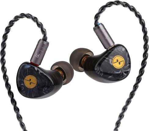 Kinboofi TIN Audio T2 in Ear 2 PIN Headphone Earbuds Double Dynamic Driver 2DD Neutral Sounding IEM in Ear Monitor, Balance Sound HiFi Earphone Metal Shell Headset with 2 PIN Connection…… in Saudi Arabia