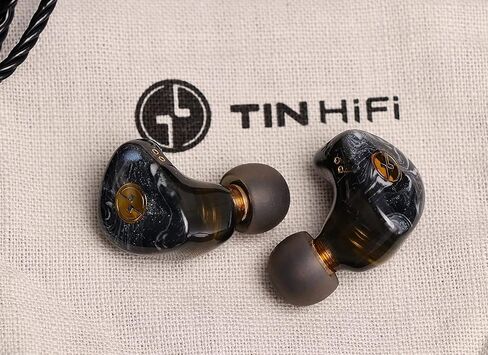 Kinboofi TIN Audio T2 in Ear 2 PIN Headphone Earbuds Double Dynamic Driver 2DD Neutral Sounding IEM in Ear Monitor, Balance Sound HiFi Earphone Metal Shell Headset with 2 PIN Connection…… in Saudi Arabia