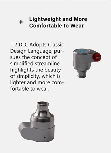 Kinboofi TIN Audio T2 in Ear 2 PIN Headphone Earbuds Double Dynamic Driver 2DD Neutral Sounding IEM in Ear Monitor, Balance Sound HiFi Earphone Metal Shell Headset with 2 PIN Connection…… in Saudi Arabia