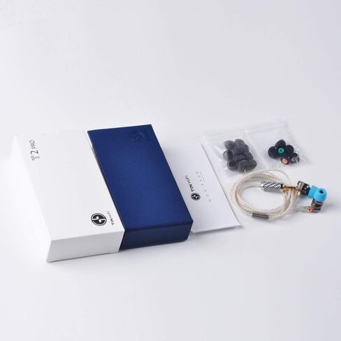 سماعات أذن Kinboofi TIN Audio T2 داخل الأذن 2 PIN، محرك ديناميكي مزدوج 2DD، صوت محايد IEM في شاشة الأذن، توازن الصوت HiFi سماعة رأس معدنية مع وصلة 2 PIN... in Kuwait