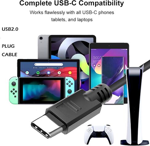 YOTETION Long USB3.0 A to C Cable 50FT,USB3.0 A Cable to USB C 3.0 Cable Data Transfer Type C Cable for Android Auto/iPhone 15/Galaxy S21 S20 A53 A71/iPad Mini 6/Switch/PS5 Controller in Saudi Arabia