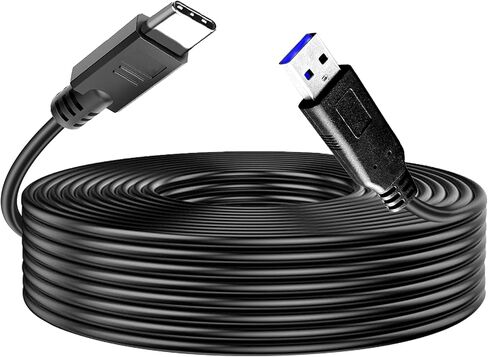 YOTETION Long USB3.0 A to C Cable 50FT,USB3.0 A Cable to USB C 3.0 Cable Data Transfer Type C Cable for Android Auto/iPhone 15/Galaxy S21 S20 A53 A71/iPad Mini 6/Switch/PS5 Controller in Saudi Arabia