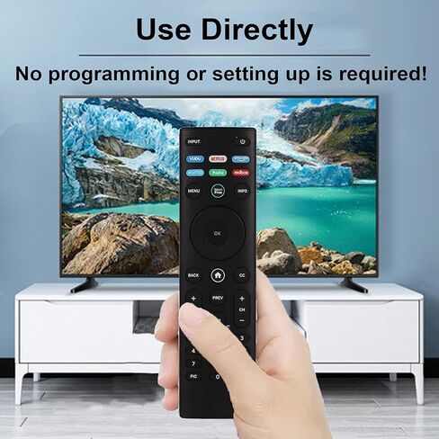 2 حزم XRT140 استبدال جهاز التحكم عن بعد لتلفزيون Vizio Smart LED M50Q7-H1 M55Q7-H1 M65Q7-H1 M55Q8-H1 M65Q8-H1 V555-H1 مع Watchfree Vudu Netflix Primevideo Xumo Hulu Redbox مع البطاريات in Saudi Arabia