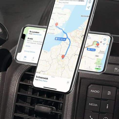 BEERTE Car Phone Holder fit for Ford F-150 F150 2015-2020 Strong Magnetic Phone Mount 360-degree Rotatable and Adjustable,Safe and Convenient Phone Navigation for 4-7 inches Smartphone in Kuwait