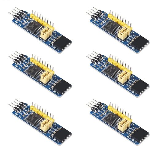 6 قطعة PCF8574 IO لوح تمديد PCF8574 I/O المتوسع I2C تقييم تطوير وحدة I2C IO المتوسع وحدة in Kuwait