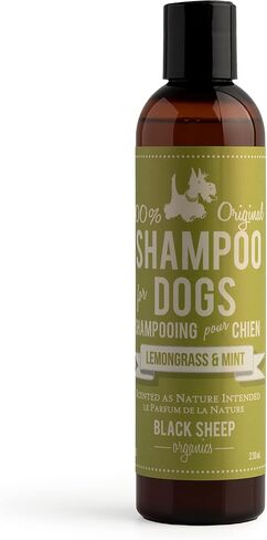 All-Plant Dog Shampoo - Oil Balancing and Deshedding for Dry or Oily Dog Skin - by Black Sheep Organics Made in Canada in Saudi Arabia