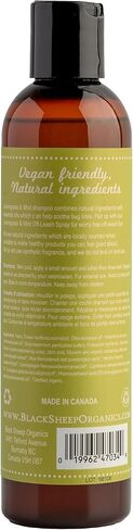 All-Plant Dog Shampoo - Oil Balancing and Deshedding for Dry or Oily Dog Skin - by Black Sheep Organics Made in Canada in Saudi Arabia