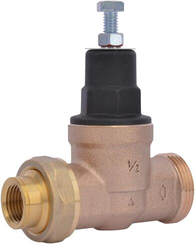 Cash Acme 1/2 Inch EB45 Single Union Pressure Regulating Valve (PRV), Metal Top, 45 PSI, 24462-0045 in Kuwait