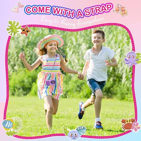 Kids Camera Instant Print, 3.5 Inch Screen Kids Digital Camera Instant, Christmas Birthday Gifts for Girls Age 3-12, Portable Toddler Camera Toy Gifts for 3 4 5 6 7 8 9 10 Year Old Girls Boys (Rose) in Saudi Arabia