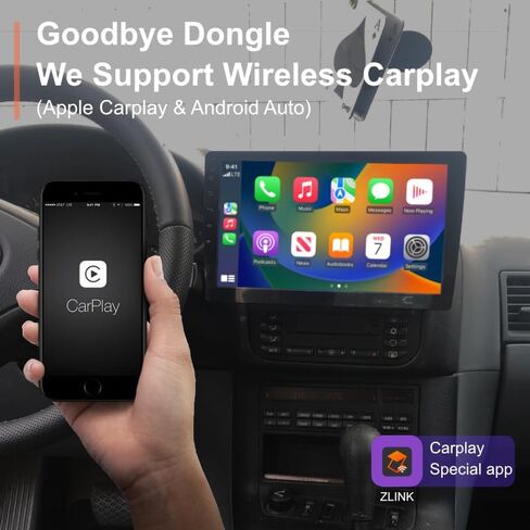 AMASE AUDIO Android 13 Car Stereo, Octa Core (4+64GB), Wireless Carplay Android auto, DSP+, 10.1" Touchscreen, 2Din for Universal, Support 4G WiFi Bluetooth/Rear Camera in Saudi Arabia