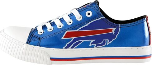 FOCO San Francisco 49ers NFL Womens Team Color Metallic Sneakers - 9 in Saudi Arabia