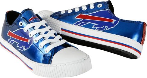 FOCO San Francisco 49ers NFL Womens Team Color Metallic Sneakers - 9 in Saudi Arabia