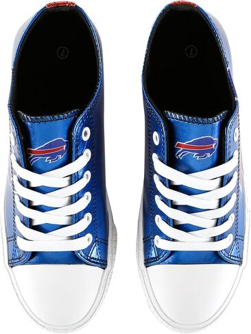 FOCO San Francisco 49ers NFL Womens Team Color Metallic Sneakers - 9 in Saudi Arabia