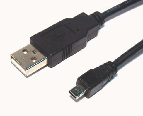 Casio Exilim EX-S8 Digital Camera USB Cable 5 USB Data Cable - (8 Pin) - Replacement by General Brand in Kuwait