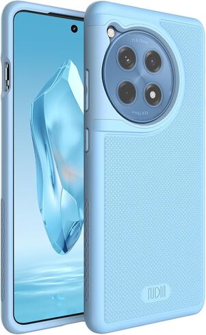 TUDIA MergeGrip [درجة عسكرية] مصممة لحافظة OnePlus 12R 5G (2024)، [تم اختبار السقوط] حافظة هاتف واقية متينة ورفيعة وشديدة التحمل بطبقة مزدوجة مقاومة للصدمات - أسود داكن in Saudi Arabia