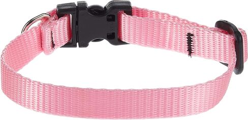 LupinePet Basics 1/2" Pink 10-16" Adjustable Collar for Small Dogs in Saudi Arabia