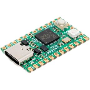 لوحة صغيرة RP2040 MCU مبنية على شريحة Raspberry Pi RP2040، معالج Arm Cortex M0+ 133 ميجا هرتز ثنائي النواة، فلاش داخلي 4 ميجابايت، موصل USB-C، LED RGB، دعم MicroPython وC/C++