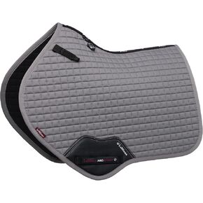 LeMieux Show Jumping Suede EuroJump Square Saddle Pad - English Saddle Pads for Horses - Equestrian Riding Equipment and Accessories