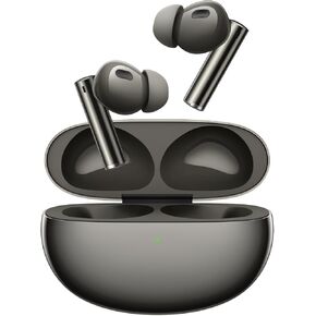 realme Air 6 Pro True Wireless Earbuds, 50dB Noise Reduction, Adaptive Noise Cancelling to Ears and Environment, Hi-Res Sound, LDAC, 3D Audio, 40H Battery, Wireless Charging, Bluetooth 5.3, Silver