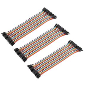 120Pcs Male to Male DuPont Cable Line 40P 21CM DuPont Color Cable Breadboard Wire Adapter Cable 20CM