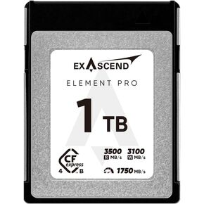 Element Pro CFexpress 4.0 Type B Card 2 TB / 1 TB / 512 GB, Max. Read 3500 MB/s, Ideal for Express Transfer of Large Photo and Video Files (512, GB)
