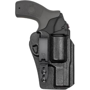 Tulster RATH IWB Revolver Holster fits: Smith & Wesson Bodyguard 1.9" .38 Special | Ambidextrous Inside The Waistband Appendix Concealed Carry Kydex Holster