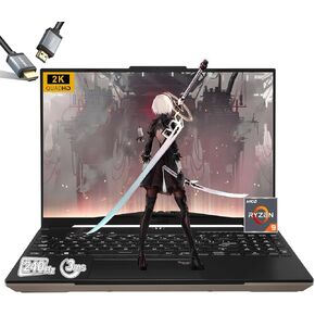 ASUS TUF A16 Gaming Laptop – 16inch QHD+ IPS Display 240Hz 3ms – Ryzen 9 7940HS - RX7700S Beat RTX 4060 - RGB Backlit Keyboard - 2024 Computadora Gamer - HDMI Cable (64GB RAM |2TB PCIe SSD)