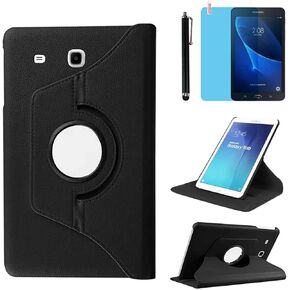 Case for Samsung Galaxy Tab A 7.0 inch 2016 Tablet (SM-T280 SM-T285),360 Degree Rotating Stand Case Full Protective Cover,with Stylus Pen,Screen Film (Deep Blue)