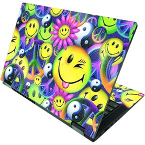 MightySkins Glossy Glitter Skin Compatible With Lenovo IdeaPad Flex 5 2-in-1 15" (2021) - Paint Party | Protective, Durable High-Gloss Glitter Finish | Easy To Apply and Change Style | Made in The USA