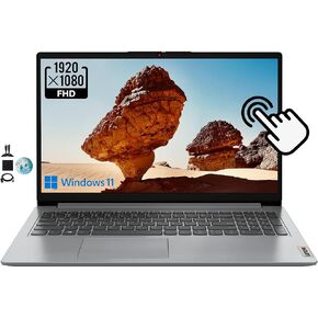 لاب توب لينوفو ايدياباد 2024، شاشة لمس فل اتش دي 15.6 بوصة، انتل 6-كور i3-1215U حتى 4.4 جيجا هرتز، ذاكرة الوصول العشوائي 24 جيجا، 1 تيرابايت اس اس دي، كاميرا ويب، بلوتوث، واي فاي 6، عمر بطارية طويل، ويندوز 11، ملحقات KyyWee