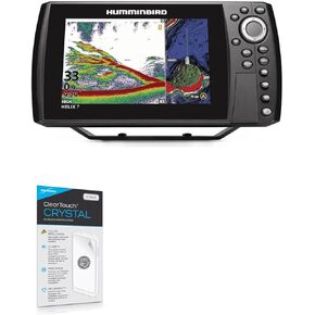 BoxWave Screen Protector Compatible with Humminbird Helix 7 Chirp GPS G4N - ClearTouch Crystal (2-Pack), HD Film Skin - Shields from Scratches