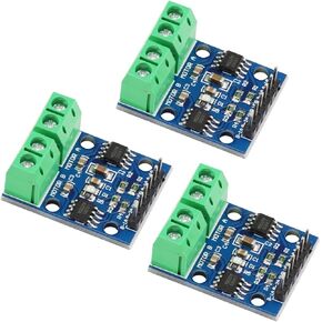 3PCS L9110S DC Motor Drive Module Stepper Motor Drive Controller Board 2.5-12V H-Bridge Can Drive Dual DC Motor at The Same time or 4 Wire 2 Phase Stepper Motor