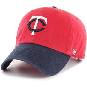 47 MLB Two Tone Primary Logo MVP Adjustable Hat, Adult One Size Fits All (Cincinnati Reds)