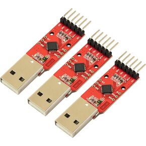 3pcs for CP2102 USB 2.0 Type A to TTL UART 6PIN Module Serial Converter for Arduino TTL STC Programmer