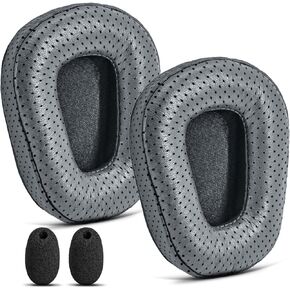 B450-XT B550-XT Replacement Ear Pads Sheepskin Leather Ear Cushion Compatible with B450-XT B550XT Headset I B450 B550 XT Kit Accessories (Grey)
