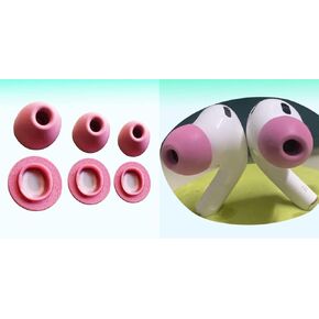 3 أزواج بديلة من Zotech مناسبة للحافظة من إسفنج الذاكرة لأجهزة Apple Airpods Pro الجيل الأول والثاني (S/M/L، أرجواني) in Kuwait