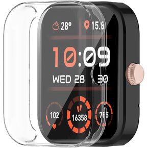 [2 Pack] Screen Protector Compatible with Blackview R50 / IOWODO R50 Case, Soft TPU Plated Case All-Around Protective Screen Full Cover Bumper Compatible for R50 Smart Watch