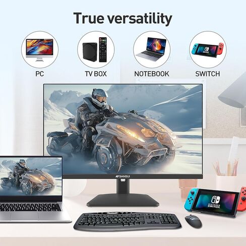 شاشة آي باور 24 بوصة IPS HDR10 FHD 1080P 75HZ شاشة كمبيوتر، أسود in Kuwait