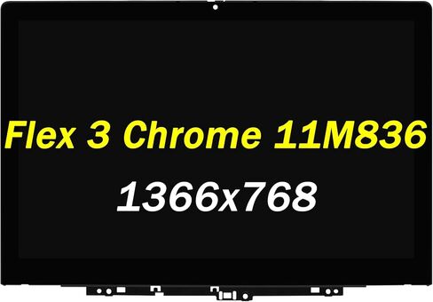 5D10S39706 استبدال لينوفو فليكس 3 كروم 11M836 نوع 82KM 82KM0002US 82KM0003US 1366x768 60 هرتز 30 دبابيس 11.6 بوصة شاشة LCD LED للكمبيوتر المحمول لوحة التجميع in Kuwait