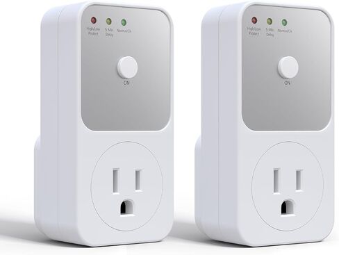 BSEED Single Outlet Surge Protector, 1800W Surge Protector for Refrigerator, TV, PC, Home Appliance, Wall Surge Protector Outlet with Ground & Protected Light Indicators, 120V, 15A, 1 Pack in Kuwait